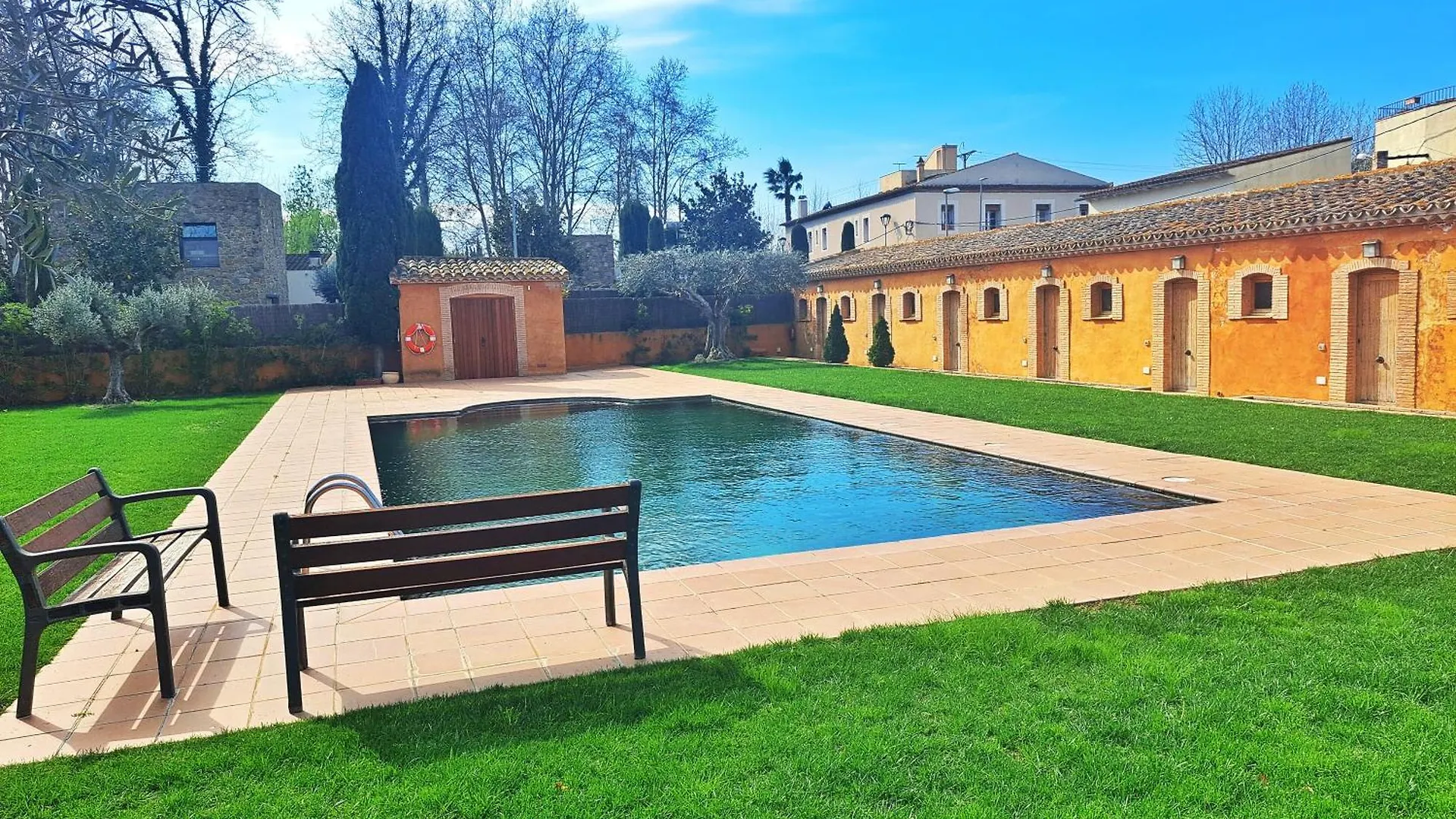 Дом отдыха Masia Rustica Con Piscina En Torroella De Fluvia Испания